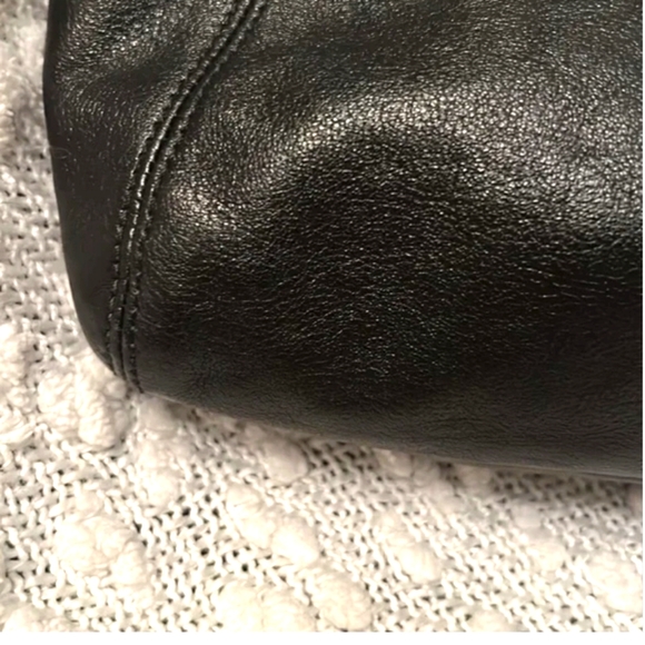 Coach Ashley Hippie Black Leather Bag F17605. - Picture 6 of 9